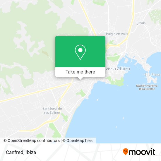 Canfred map