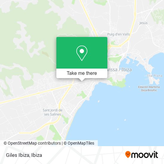 Giles Ibiza map