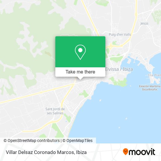 Villar Delsaz Coronado Marcos map