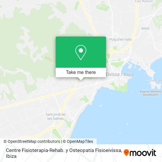 Centre Fisioterapia-Rehab. y Osteopatía Fisioeivissa map