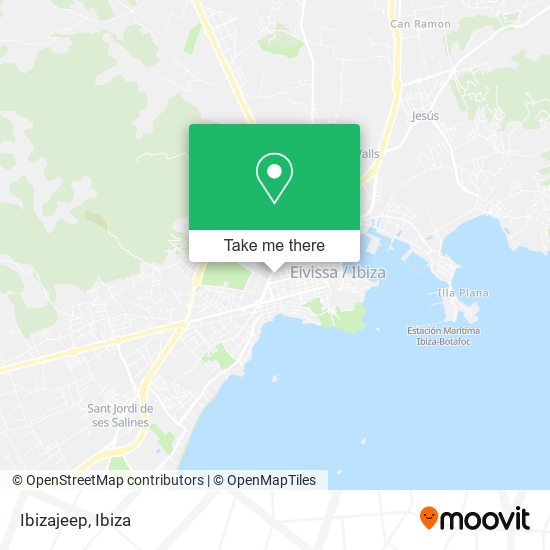 Ibizajeep map