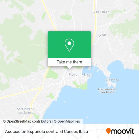 Asociacion Española contra El Cancer map