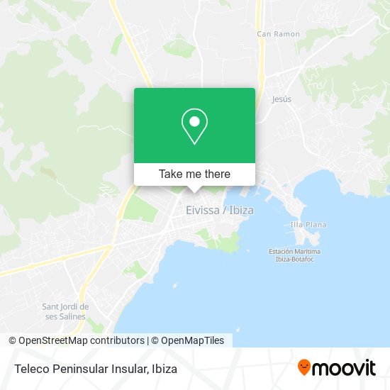 Teleco Peninsular Insular map