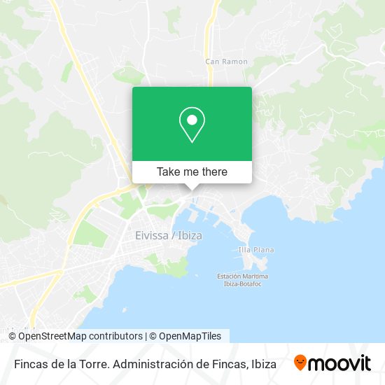 Fincas de la Torre. Administración de Fincas map