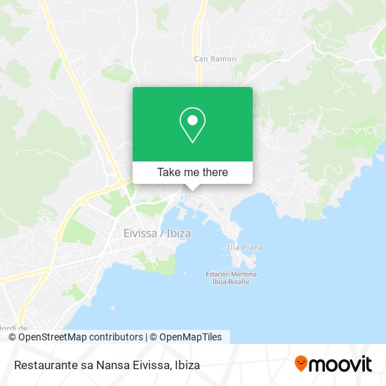 Restaurante sa Nansa Eivissa map
