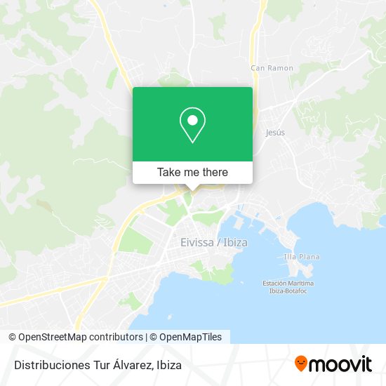 Distribuciones Tur Álvarez map