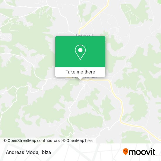 Andreas Moda map