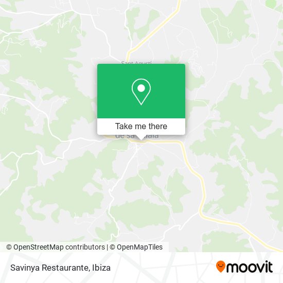mapa Savinya Restaurante