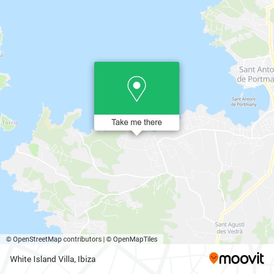 mapa White Island Villa