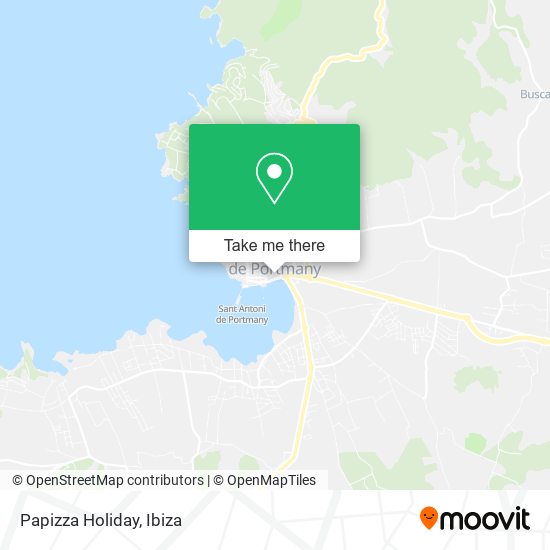 Papizza Holiday map