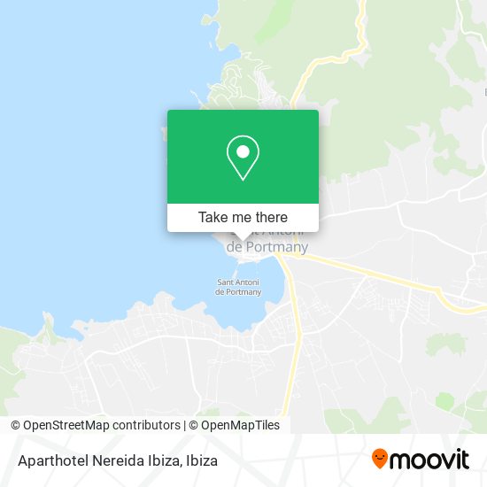 Aparthotel Nereida Ibiza map