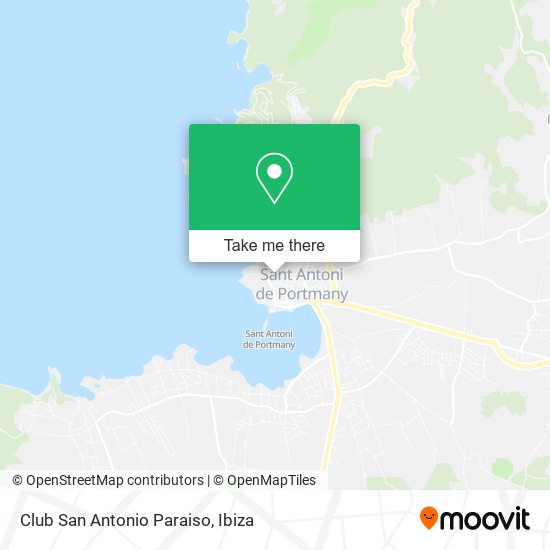 Club San Antonio Paraiso map