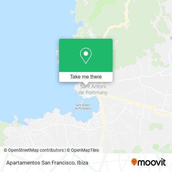 Apartamentos San Francisco map