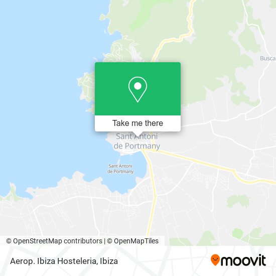 Aerop. Ibiza Hosteleria map