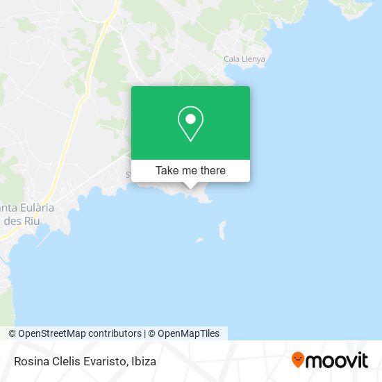 Rosina Clelis Evaristo map