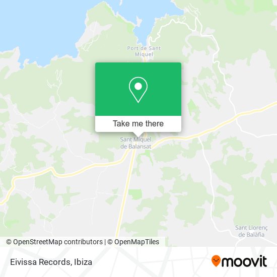 Eivissa Records map