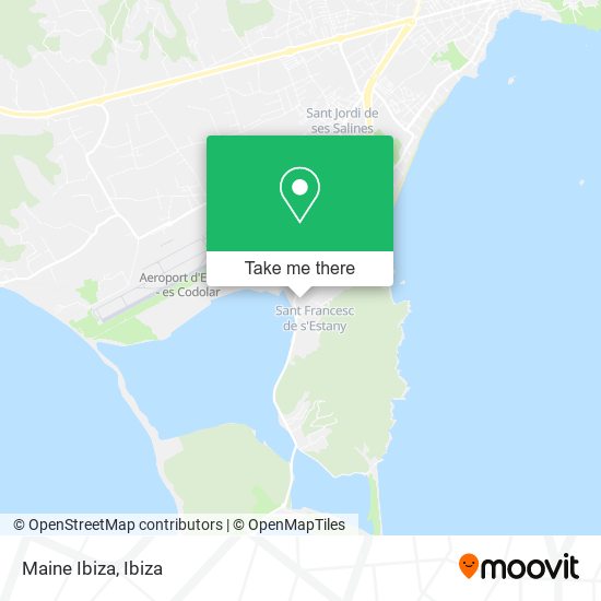 Maine Ibiza map