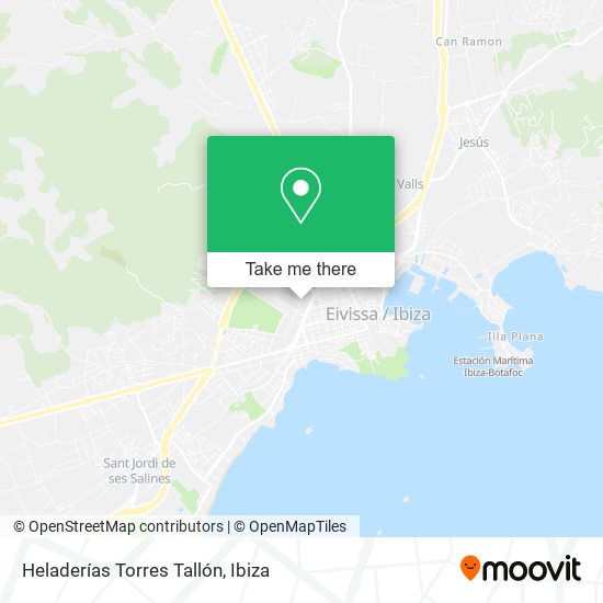 Heladerías Torres Tallón map