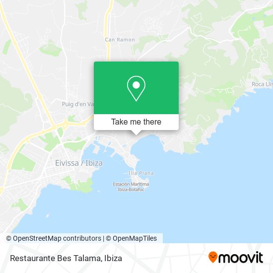 Restaurante Bes Talama map