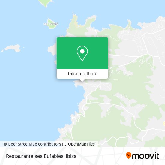 Restaurante ses Eufabies map