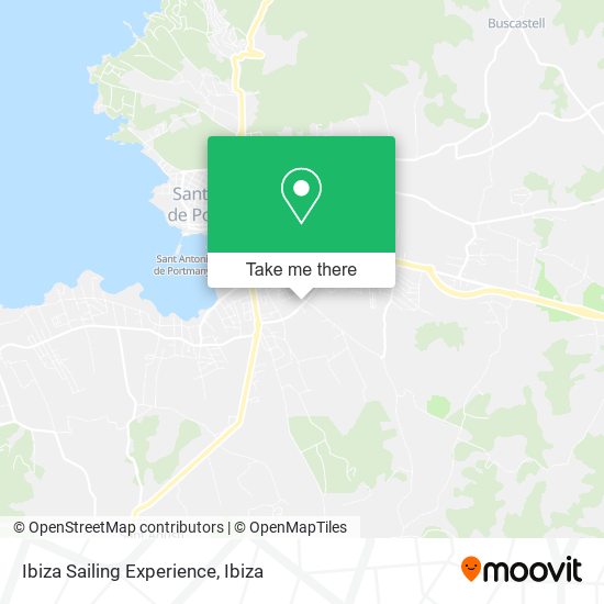 Ibiza Sailing Experience map