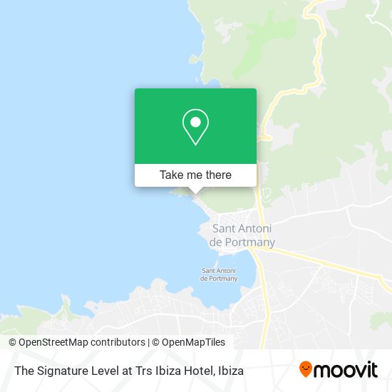 The Signature Level at Trs Ibiza Hotel map