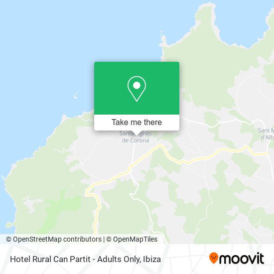Hotel Rural Can Partit - Adults Only map