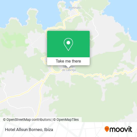 mapa Hotel Allsun Borneo