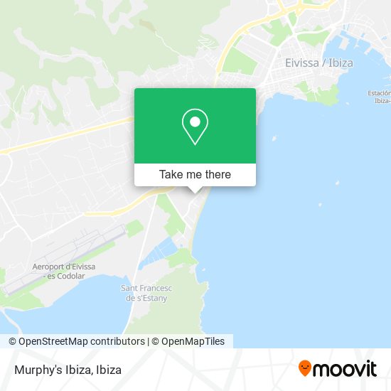 Murphy's Ibiza map