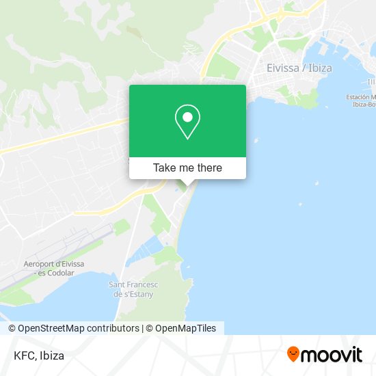 KFC map