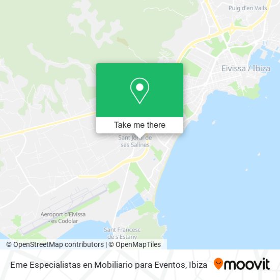 Eme Especialistas en Mobiliario para Eventos map