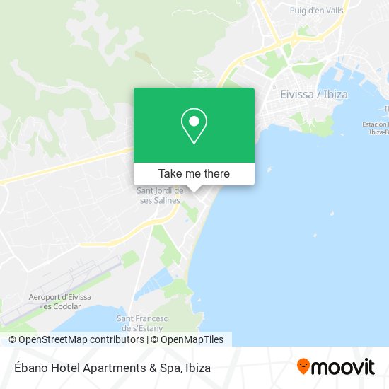 Ébano Hotel Apartments & Spa map