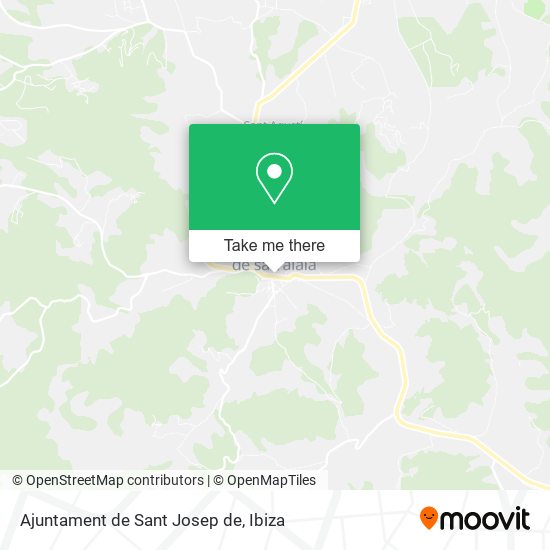 Ajuntament de Sant Josep de map