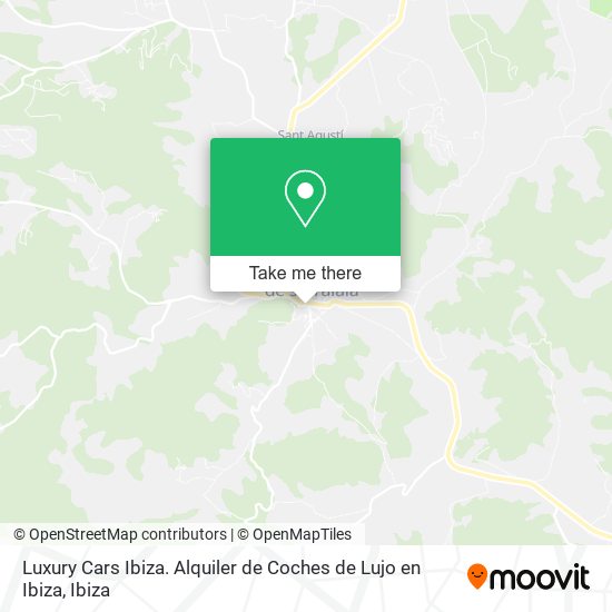 Luxury Cars Ibiza. Alquiler de Coches de Lujo en Ibiza map