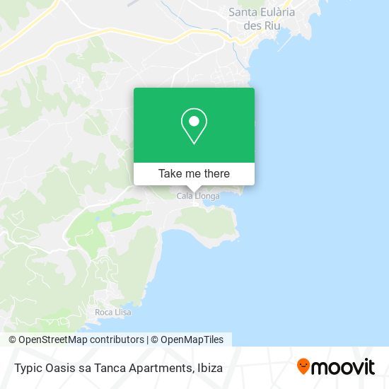 mapa Typic Oasis sa Tanca Apartments