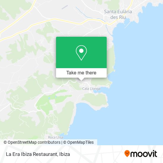 mapa La Era Ibiza Restaurant