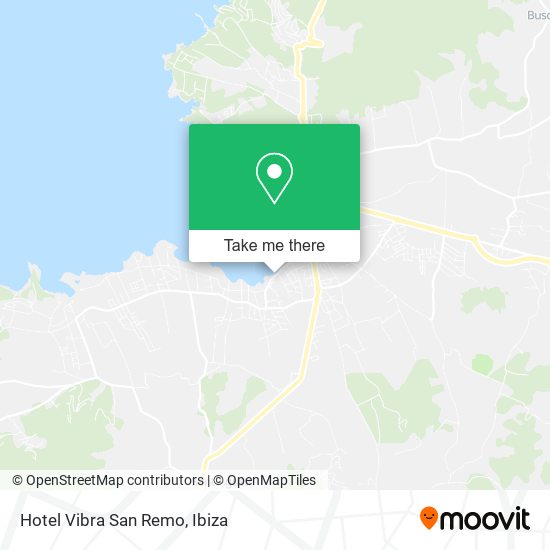 Hotel Vibra San Remo map