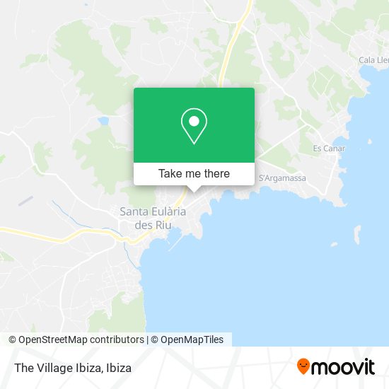 The Village Ibiza map