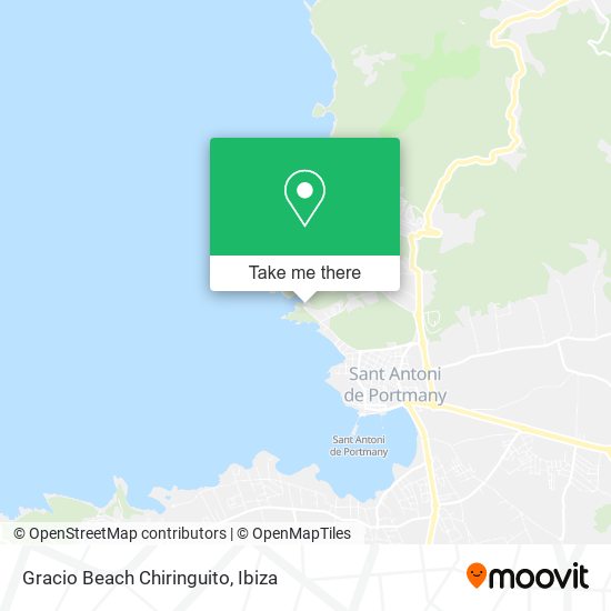 Gracio Beach Chiringuito map