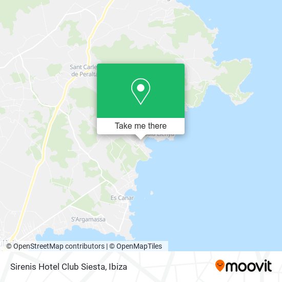 Sirenis Hotel Club Siesta map