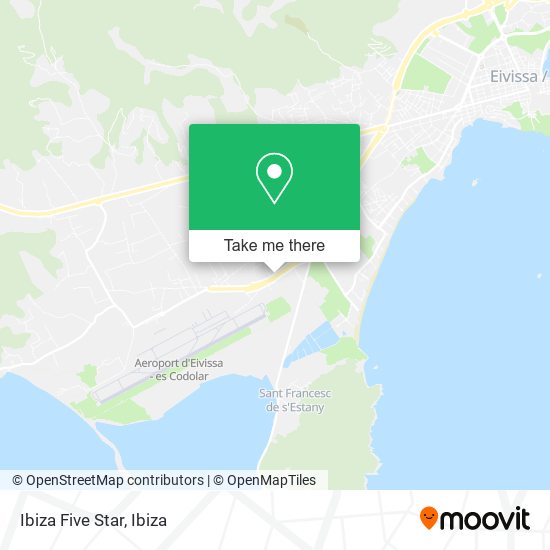 Ibiza Five Star map