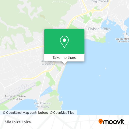 Mia Ibiza map