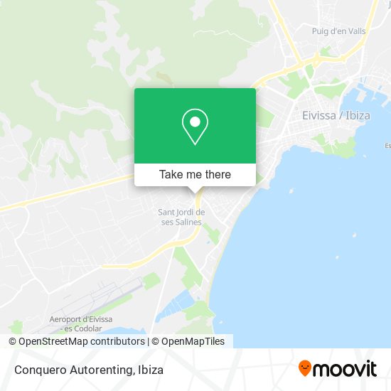 Conquero Autorenting map