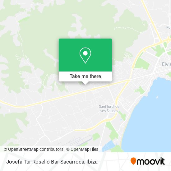 Josefa Tur Roselló Bar Sacarroca map