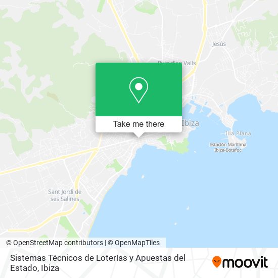 Sistemas Técnicos de Loterías y Apuestas del Estado map