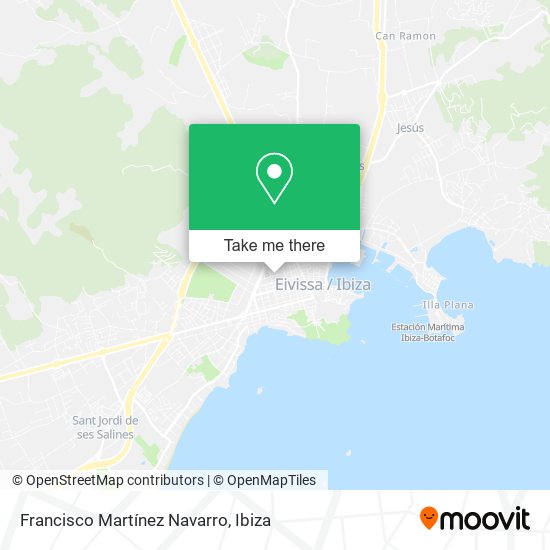 Francisco Martínez Navarro map