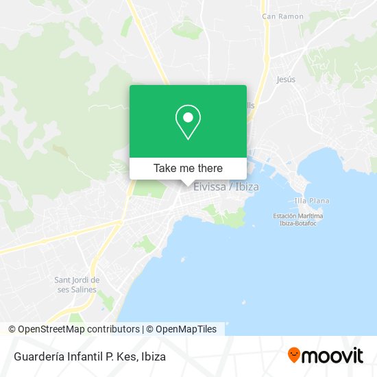 Guardería Infantil P. Kes map