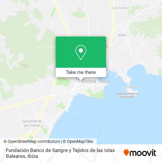 Fundación Banco de Sangre y Tejidos de las Islas Baleares map