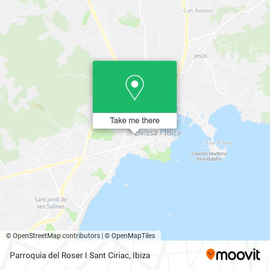 mapa Parroquia del Roser I Sant Ciriac