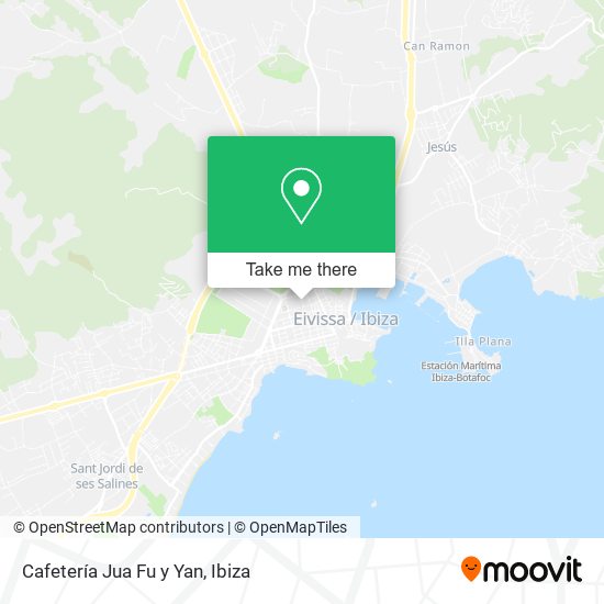 Cafetería Jua Fu y Yan map